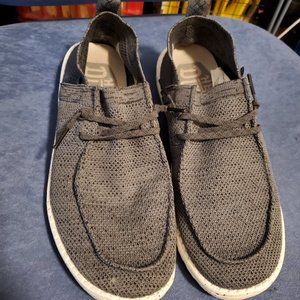 Hey Dude Wally Halo Dark Gray slip ons